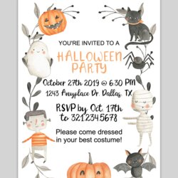 Preeminent Pin On Free Printable Wall Art Binder Halloween Invitations Invitation Cute Party Template