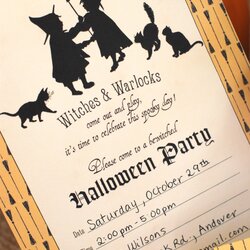 The Highest Quality Free Halloween Party From Productions Catch My Printable Invitations Witch Invitation