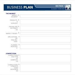 Marvelous Free Business Plan Templates Ms Word Samples Template Blank Examples Microsoft Document Fill Blanks
