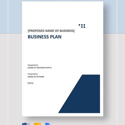 Swell One Page Business Plan Templates Documents Design Free Download Template
