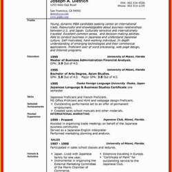 Superior Free Resume Templates Microsoft Word Of Template