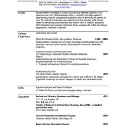 The Highest Quality Resume Templates For Microsoft Word