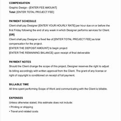 Very Good Freelance Logo Design Contract Template