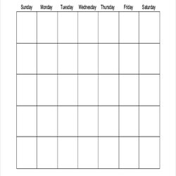 Free Sample Blank Printable Calendar Templates In Ms Word