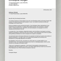Marvelous Free Cover Letter Template Examples Sample
