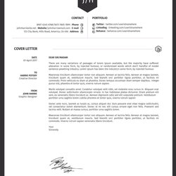 Very Good Free Cover Letter Templates For Microsoft Word And Google Docs Template Letters