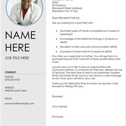 Splendid Ms Word Cover Letter Template Collection Source