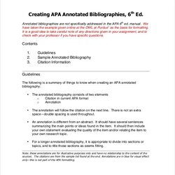 Excellent Example Annotated Bibliography Web Sample Template Format Free
