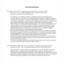 Great Annotated Bibliography Book Sample Template Example Style Format Examples Document Papers Using