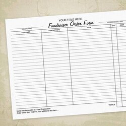 Fine Pin On Business Forms Planners Fundraiser Form Order Printable Template Charity Digital Editable Church