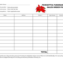 Peerless Order Form Free Fundraisers Template Fundraiser Forms Printable Templates Flyer Wash Ticket Car