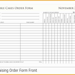 Eminent Forms Templates Free Of Form Fundraiser Order Template Donation