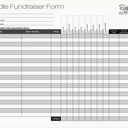 Exceptional Forms Templates Free Of Ideas To Organize Your Own Fundraiser Blank Fundraisers