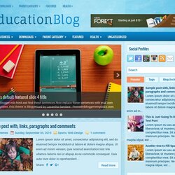 Marvelous Best Free Responsive Blogger Templates Author Template Education Columns Blogs