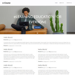 Out Of This World Free Blogger Templates Education Template