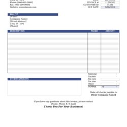 Brilliant Free Invoice Template Edit Fill Sign Online Printable Forms Editable Service Templates Editor