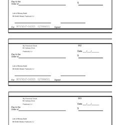Great Blank Check Templates Real Fake Template Payroll Editable Checks Unusual Kb Word Document