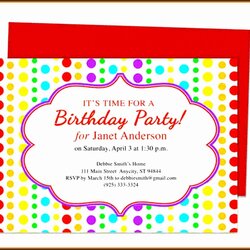 Splendid Free Invitation Card Templates For Word Birthday Party Invites Invitations Template Examples