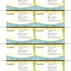 Superior Create Business Cards Free Printable