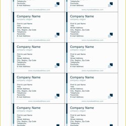 Peerless Business Card Template Word Free Download Of Fresh Make Your Own Cards Printable File Blue
