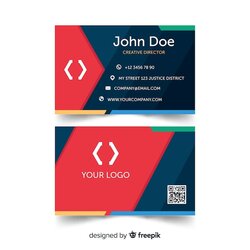Swell Free Vector Business Card Template