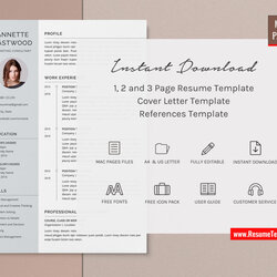 The Highest Standard For Mac Pages Professional Resume Template Job Curriculum Vitae Modern Creative Simple