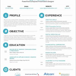 Wonderful Mac Pages Resume Templates In Marketing Good