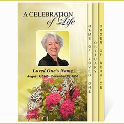 The Highest Quality Free Celebration Of Life Program Template New Funeral Templates Are Now Available At