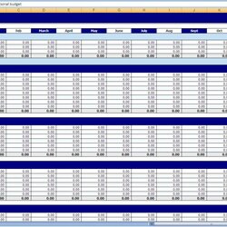 The Highest Quality Monthly And Yearly Budget Spreadsheet Excel Template Annual Expense Doc