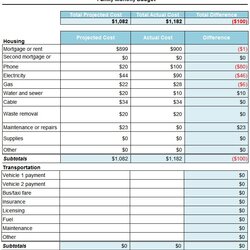 Matchless Monthly Budget Template Word Templates Excel Free