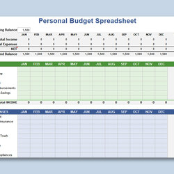 Daily Budget Excel Template