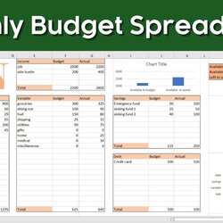 Excel Monthly Budget Template