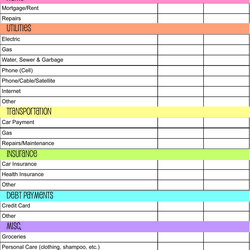 Monthly Budget On Binder Love This Financial Spreadsheet Budgeting Anderson Savings