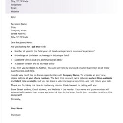 Exceptional Cover Letter Templates To Try Right Now Free Premium Template Resume