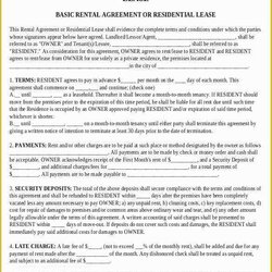 Superior Free Apartment Lease Agreement Template Of Rental Templates Word Documents