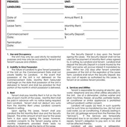 Exceptional Apartment Rental Lease Agreement Sample Forms Free Download Templates Doc
