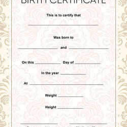 Legit Birth Certificate For Puppies Templates Free Template Scaled