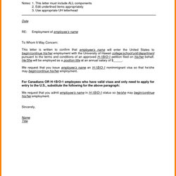 Worthy Employment Confirmation Letter Template Doc Samples Sample Visa Word Job Verification Invitation Proof