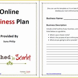 Splendid Small Business Plan Template Free Of Word