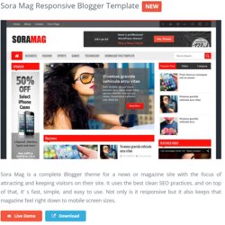 Cool Best Free Responsive Blogger Templates Impact Social Media Template Comment Mag