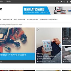 Smashing Best Free Responsive Blogger Templates Author Template Technology Tech Pro Theme Magazine