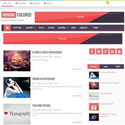 Outstanding Free Responsive Blogger Templates Download Template Colored