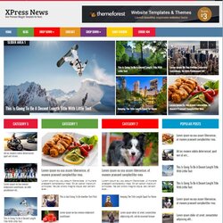 Premium Responsive Blogger Template Free Download Printable Templates News Magazine