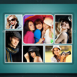 Photo Collage Templates Free Adobe Formats Display