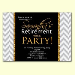 Peerless Retirement Invitation Free Download Party Templates Template Announcement Examples Flyer Invitations