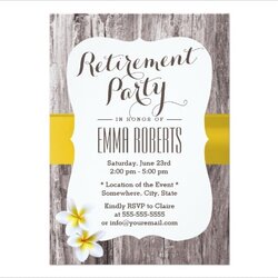 Free Retirement Invitation Template Microsoft Word Classy Background Party