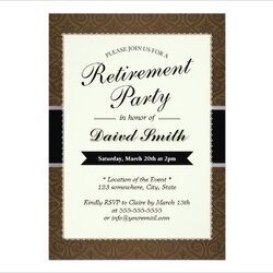 Supreme Free Retirement Party Invitation Templates For Word Check More At Template Flyer Invitations Business