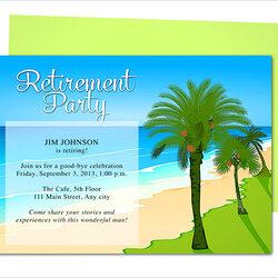 Marvelous Free Retirement Party Invitation Templates For Word Template Business Flyer Invitations Oasis