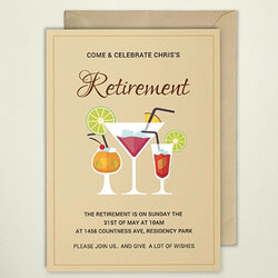 Sterling Retirement Party Invitation Examples Format Template Printable Templates Word Publisher Ms Editable
