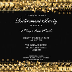 Capital Retirement Party Invitations Template For Your Needs Invitation Wording
